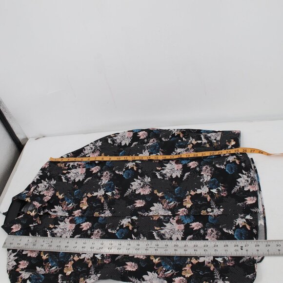 Ted Baker London Shirt Mens 15 Floral Long Sleeve Button Up Modern Fit party - Picture 9 of 12